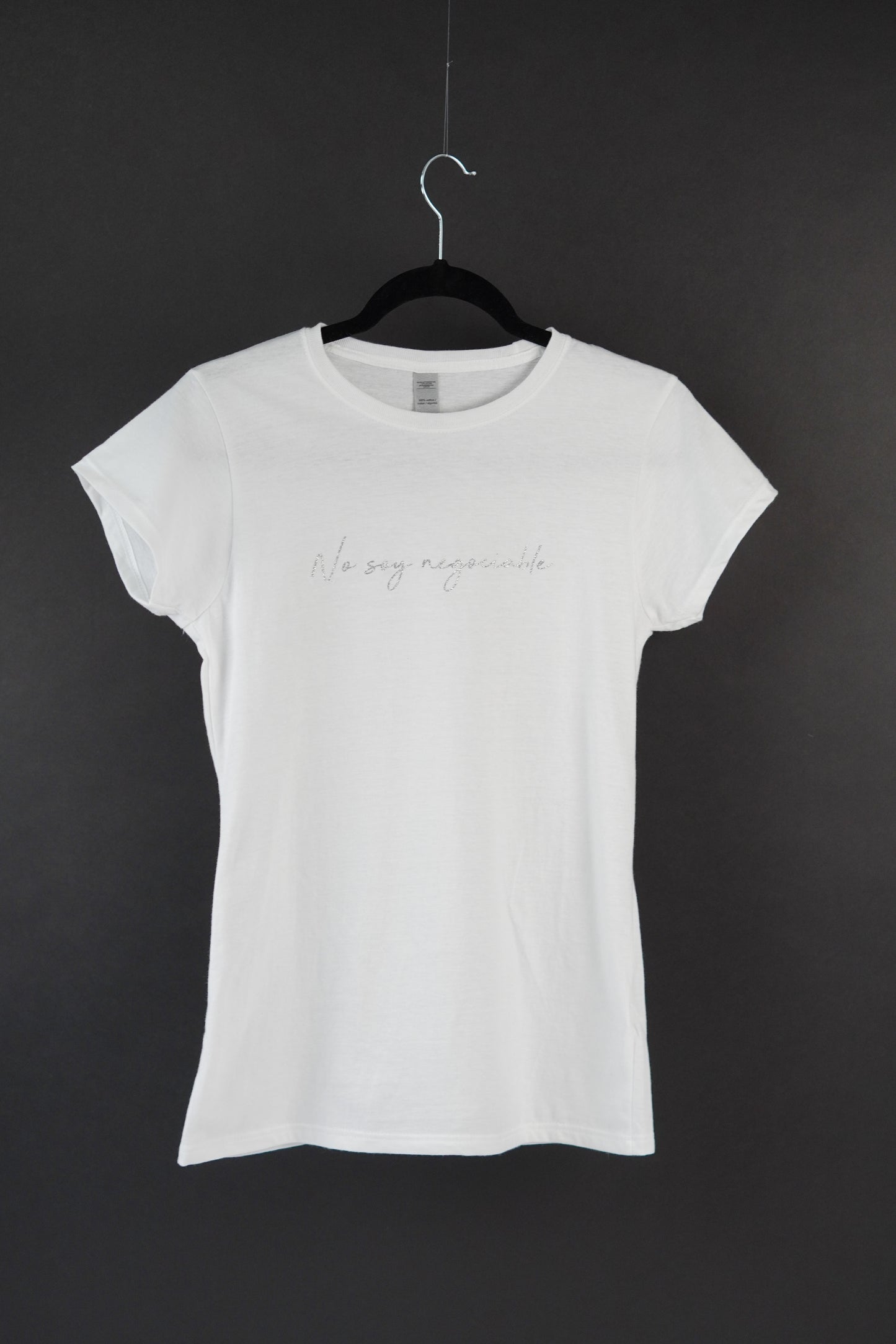 White or Black Women`s T-Shirt Soft style Cotton